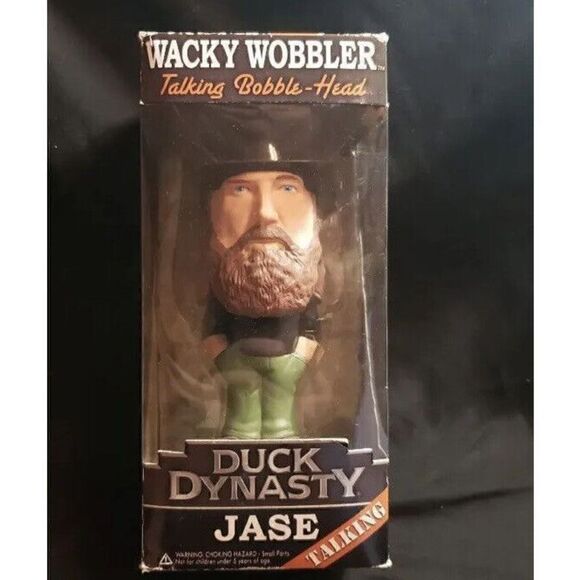 Funko Wacky Wobbler Bobble-Head Duck Dynasty Jase Robertson New - Picture 1 of 5